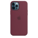 Силиконовый чехол MagSafe для iPhone 12 Pro Max, сливовый цвет